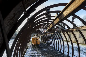 Podkrušnohorské technické muzeum připravuje novinku, jako jediné na světě proveze návštěvníky na závěsných vozících