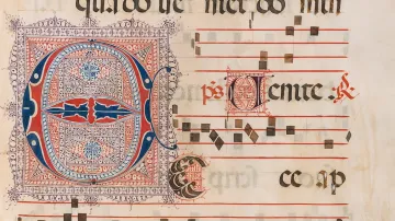 Dominikánský antifonář, zimní část (Antiphonarium iuxta ritum ordinis praedicatorum, pars hiemalis), severní Itálie, první čtvrtina 16. století