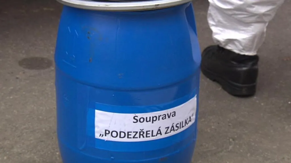 Na ministerstvo přišla podezřelá zásilka
