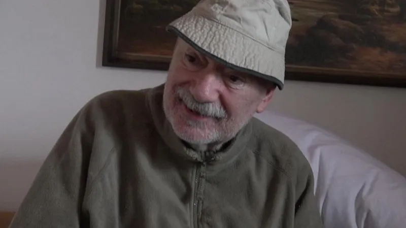 Obyvatel ubytovny v Jirkově