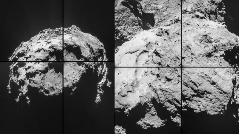 Rosetta poslala snímky komety Churyumov-Gerasimenko