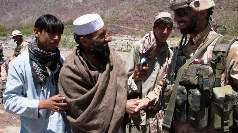 Jaroslav Lieskovan na misi v Afghánistánu