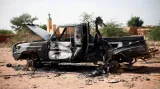 Následky bojů v Mali