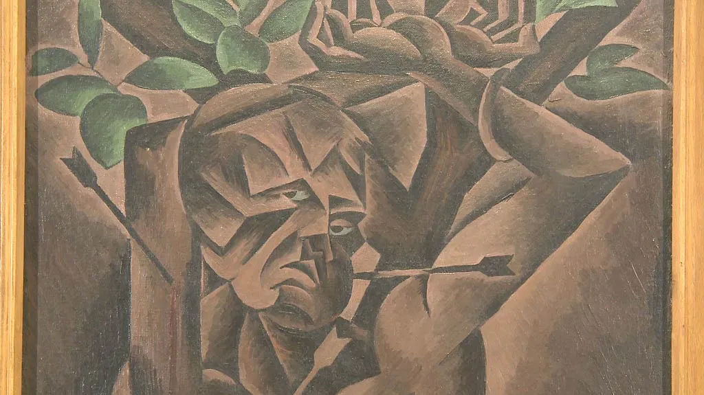 Bohumil Kubišta / Svatý Šebestián (detail)