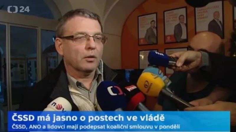 Lubomír Zaorálek: O kandidátech je v tuto chvíli jasno