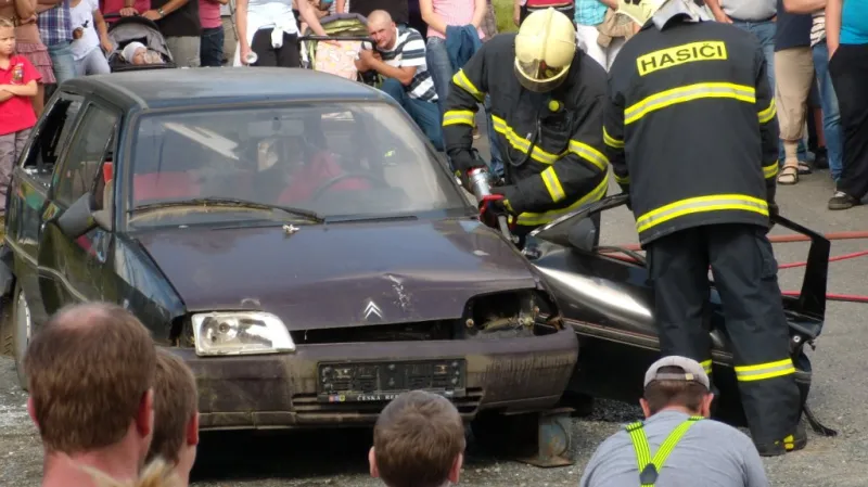 Den hasičů a záchranářů v Trhovém Štěpánově