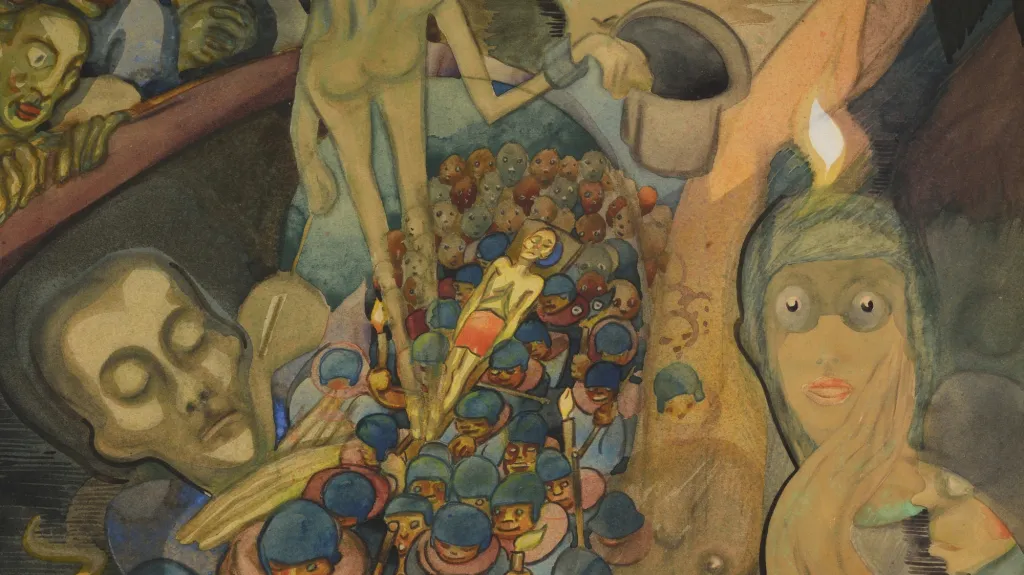 Josef Váchal / Sen mrtvého, 1918