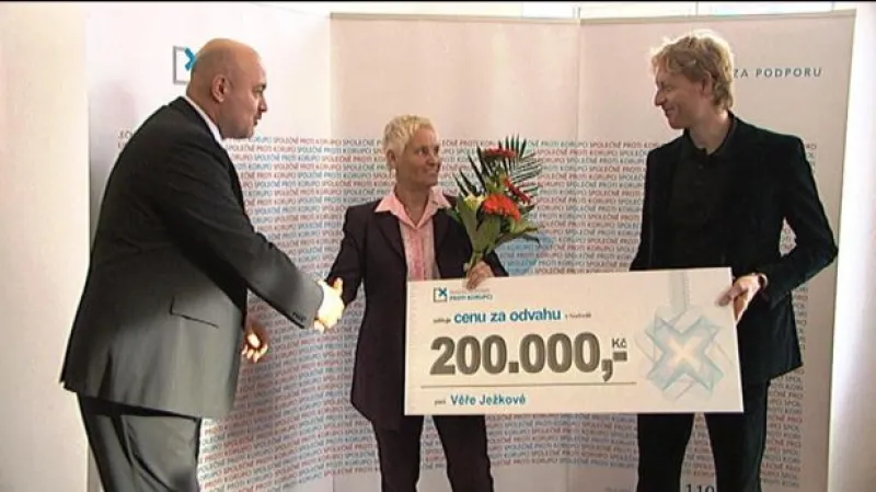 Protikorupční fond ocenil Věru Ježkovou