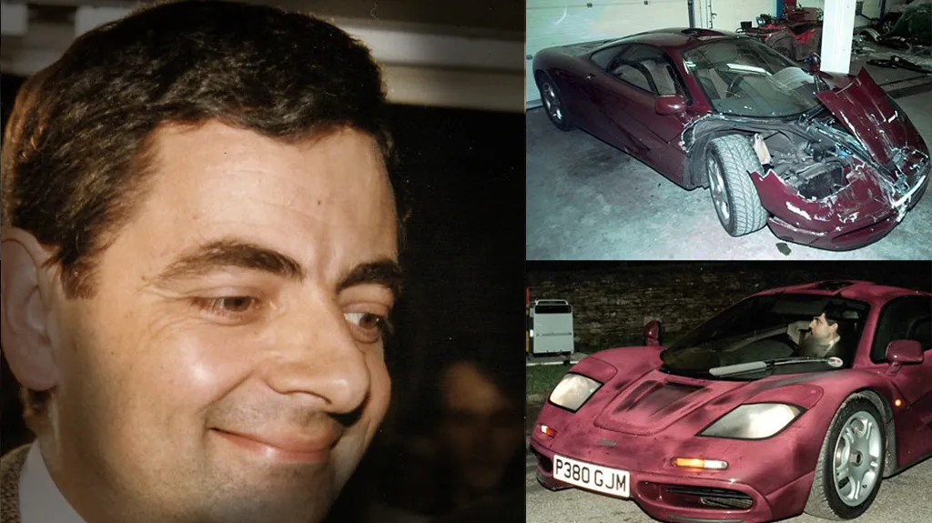 Rowan Atkinson havaroval s McLarenem