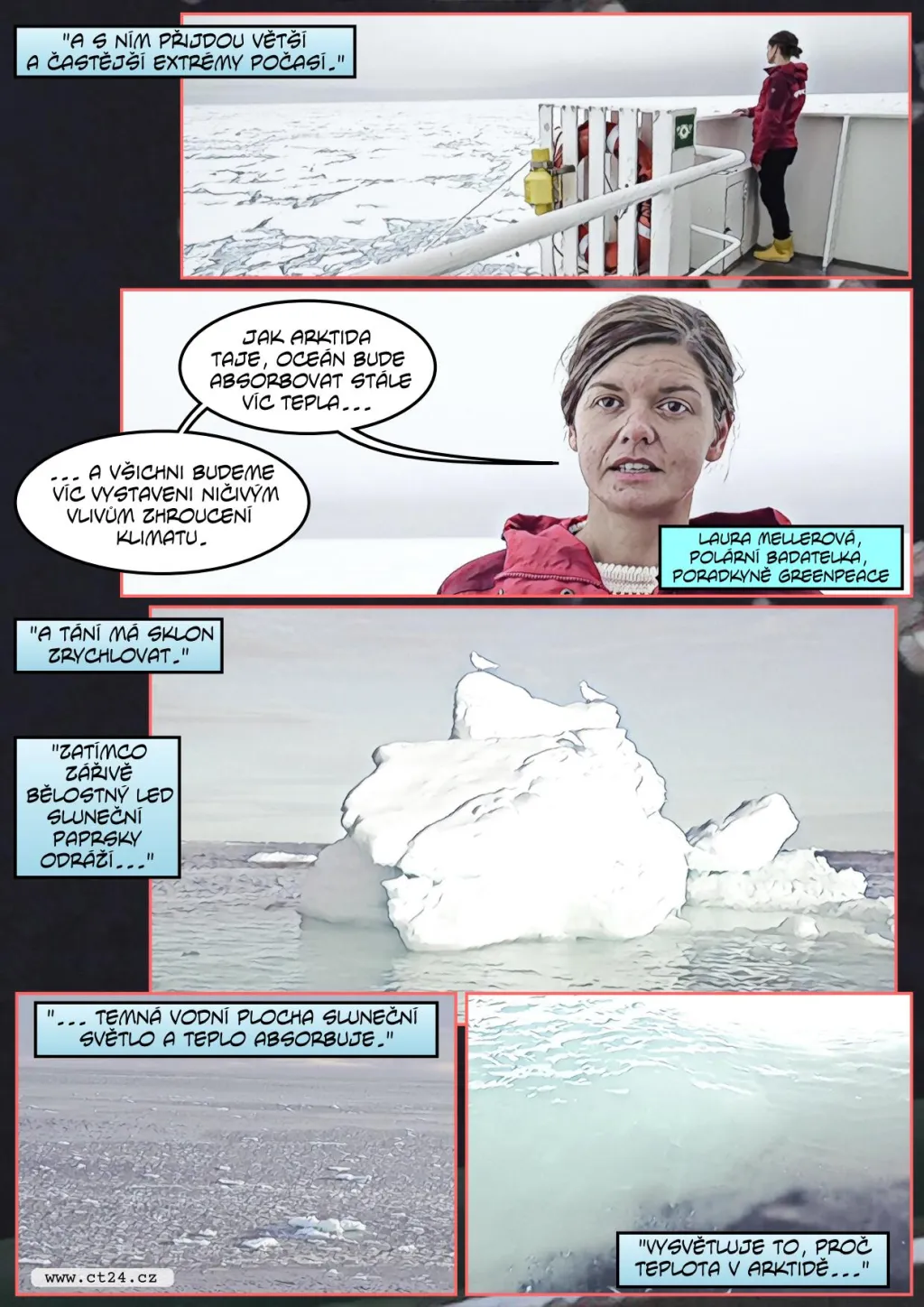 Ledu v Arktickém oceánu nebezpečně ubývá