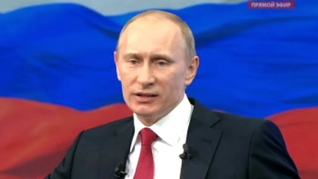 Vladimir Putin v televizní debatě