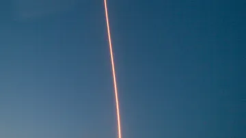 Start rakety Falcon 22. února