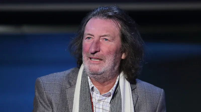 Herec Boleslav Polívka ve studiu