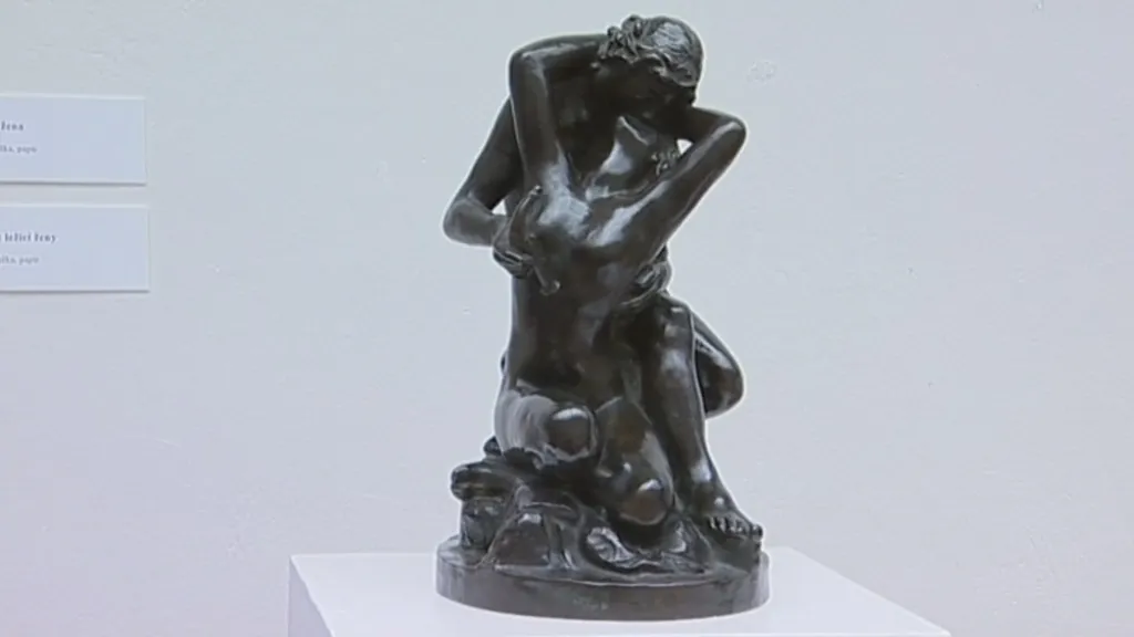 Obrovský nebyl pouze významný malíř. K vidění jsou i plastiky