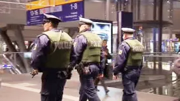 Německé policejní hlídky