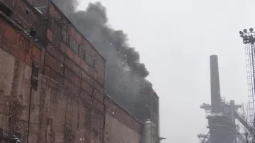 Požár v ArcelorMittal Ostrava