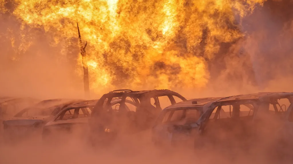 Následky ruského ostřelování Kyjeva