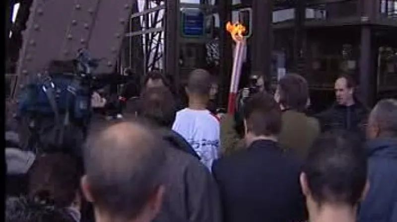 Olympijský oheň v Paříži