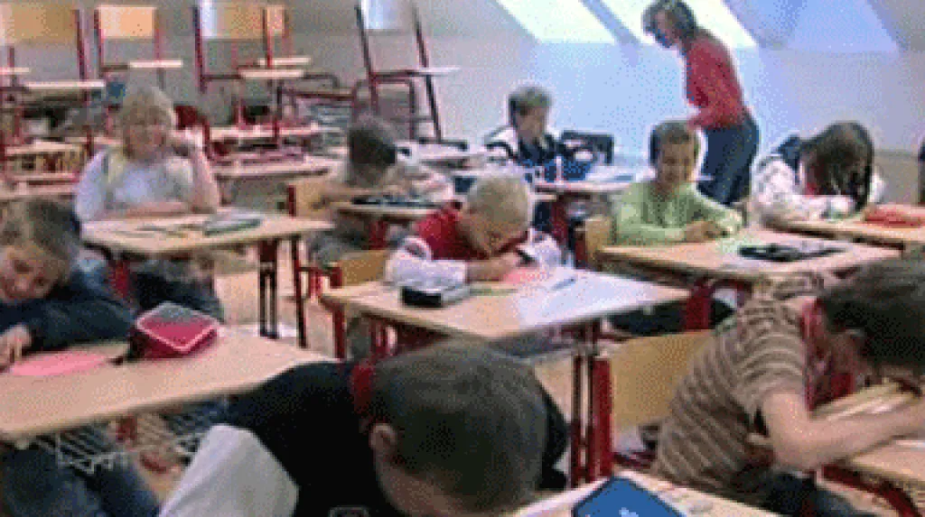 Žáci ve vtřídě