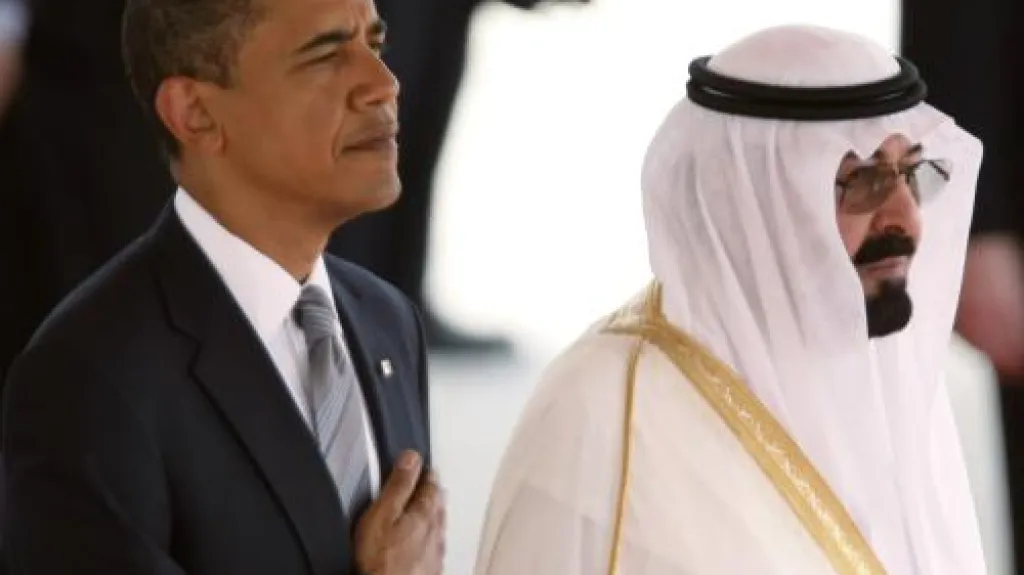 Barack Obama a král Abdalláh