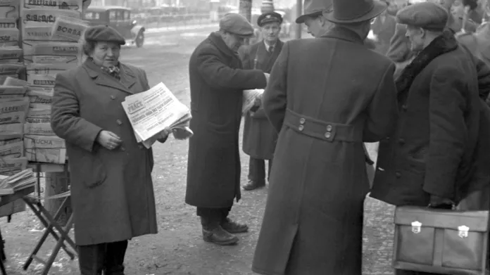 Život v únoru 1948: Prodej tisku
