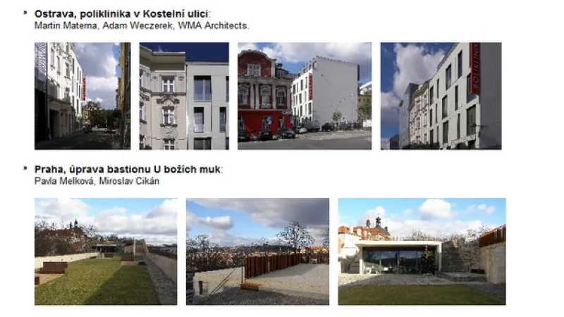 Kandidáti na Cenu Klubu za starou Prahu za rok 2012