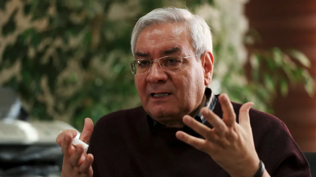 Zatčený reformista Ebrahím Asgharzádeh na snímku z roku 2019