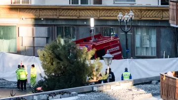 Místo výbuchu ve švýcarském lyžařském středisku