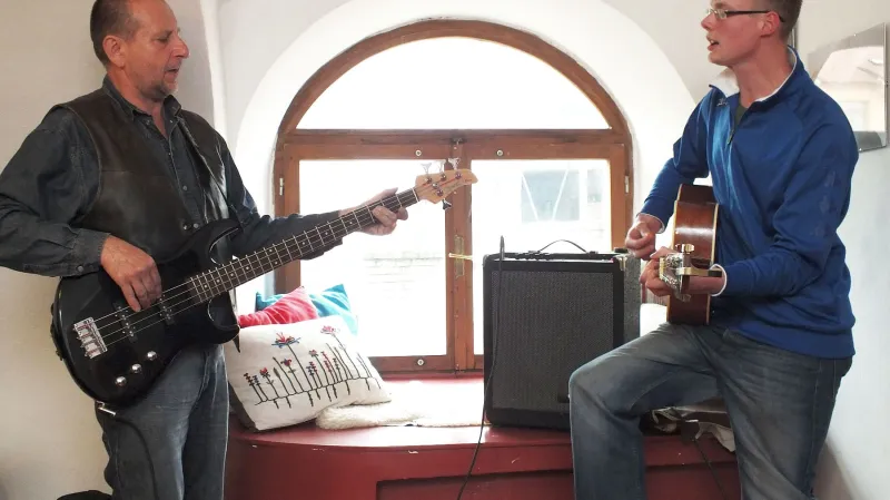 Z vernisáže výstavy v Boskovicích