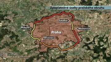 Plánované zpoplatnění Pražského okruhu