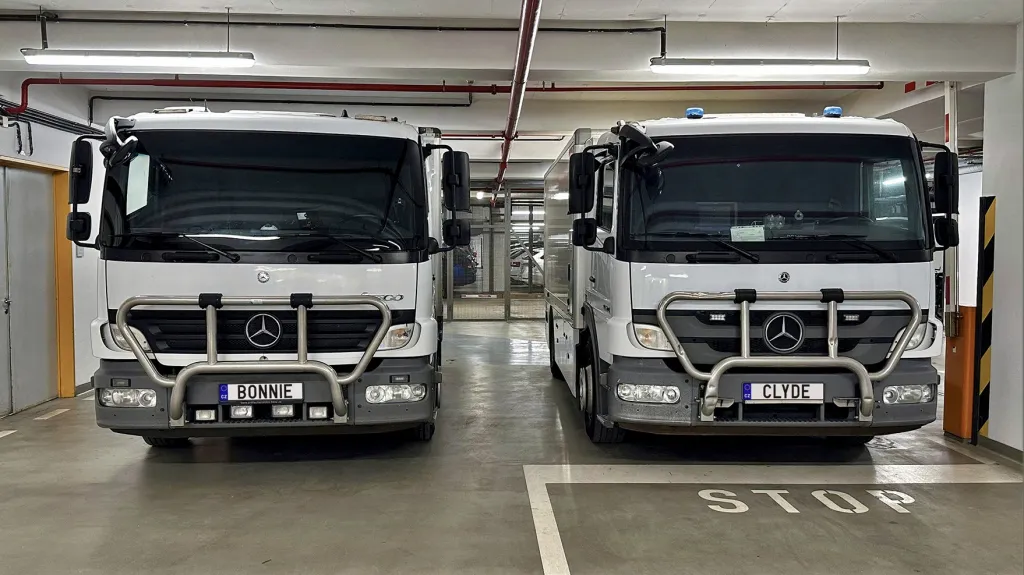 Pancéřovaná nákladní auta pro Ukrajinu