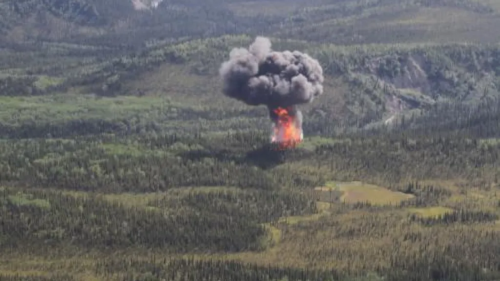 Nehoda letadla na Aljašce