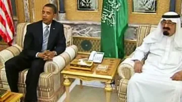 Barack Obama a král Abdalláh