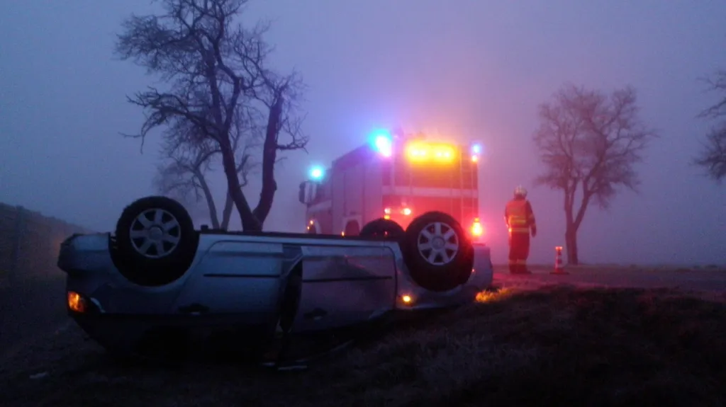 Ranní nehoda u Žabčic