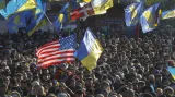 Tisíce demonstrantů v centru Kyjeva