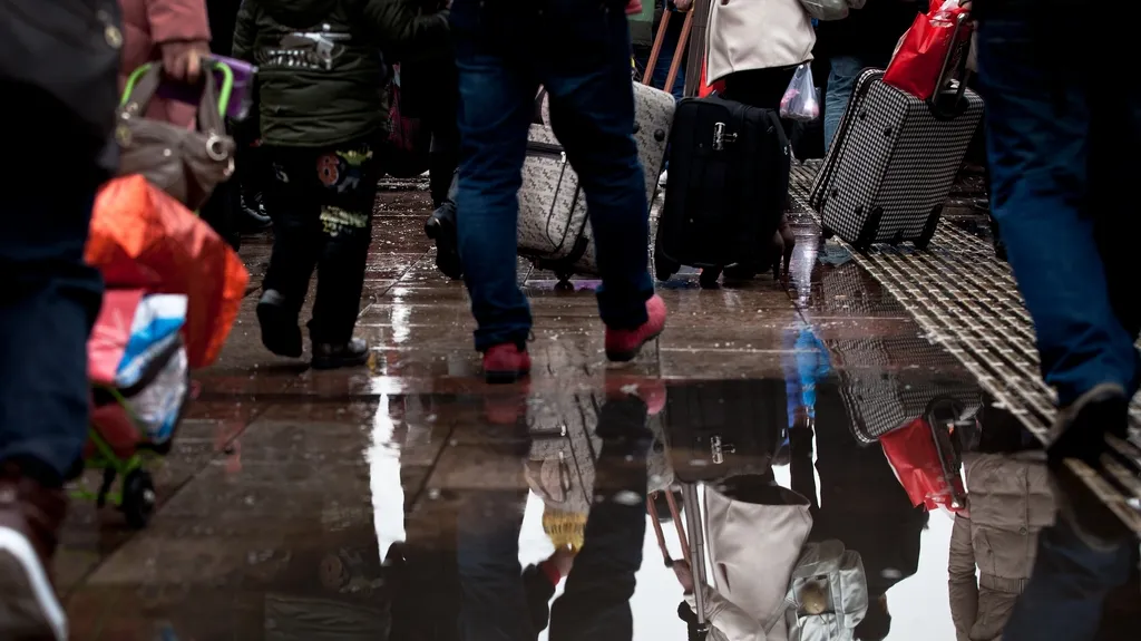 Číňané cestují domů na oslavy nového roku