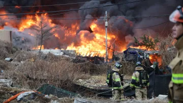 Požár v jihokorejském Soulu