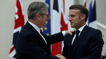 Keir Starmer a Emmanuel Macron