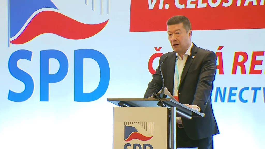 Tomio Okamura na konferenci SPD