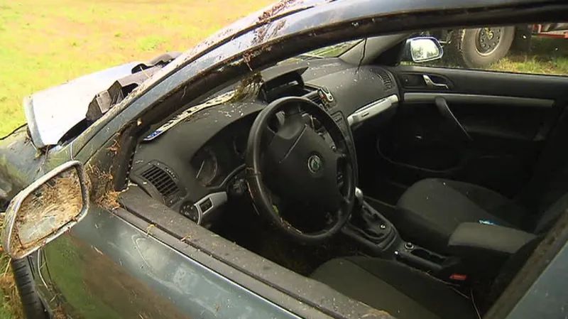 Povodeň na Klatovsku poničila i zaparkovaná auta