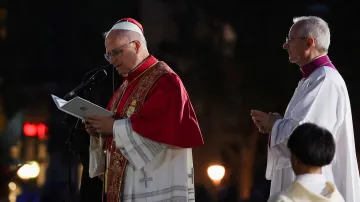Papež Lev XIV. před bazilikou Sagrada Família, 10. června 2026