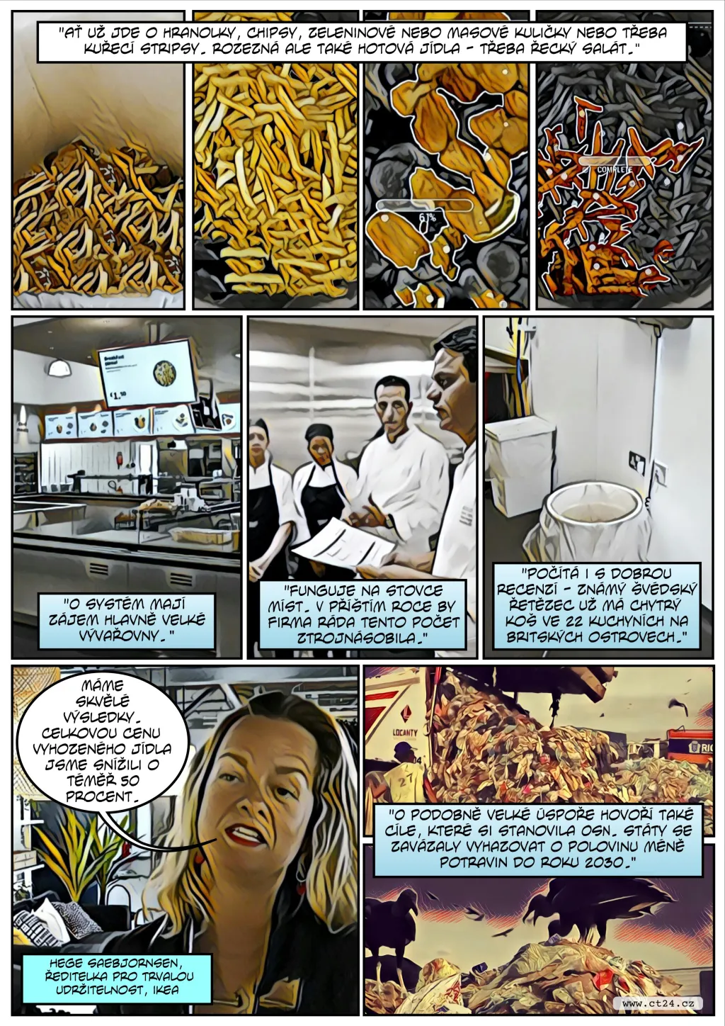 Komiks: Chytrý odpadkový koš