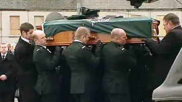 Pohřeb irského policisty
