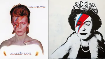 Banksyho Alžběta - a Ziggy Stardust jako inspirace