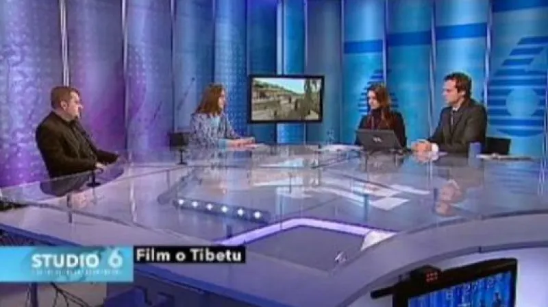 Dáša van der Horst a Rudolf Fürst ve Studiu ČT24