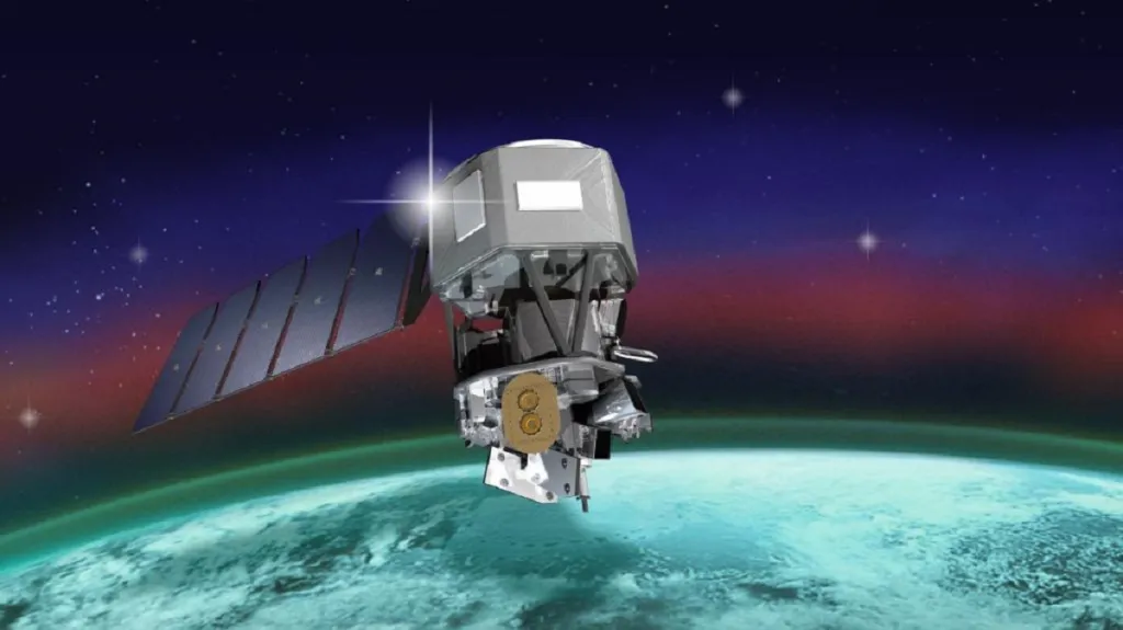Vizualizace satelitu ICON
