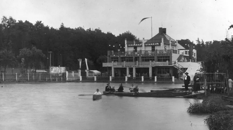 Bývalá Jarkova výletní restaurace, která byla zbourána v 80. letech