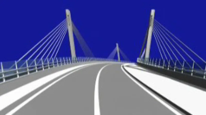 Součástí stavby 100 metrů dlouhého a 650 tun vážící mostu je také dálniční přivaděč na D47. Objekt nahradí stávající skřečoňský most, který je už technicky nevyhovující.