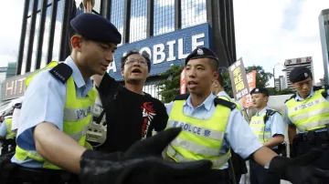 Protesty v Hongkongu