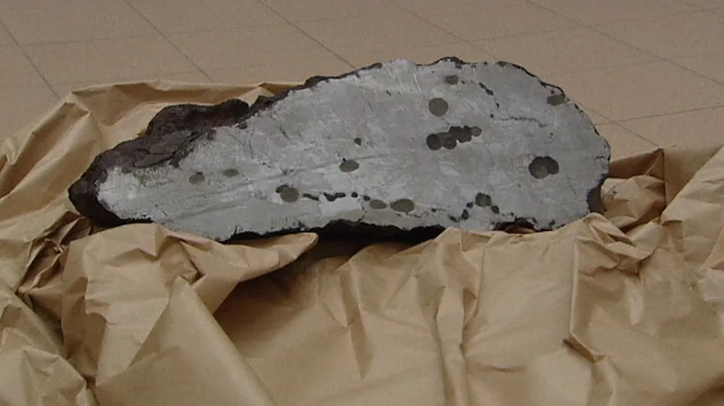 Polský meteorit tvořený převážně ze železa a niklu